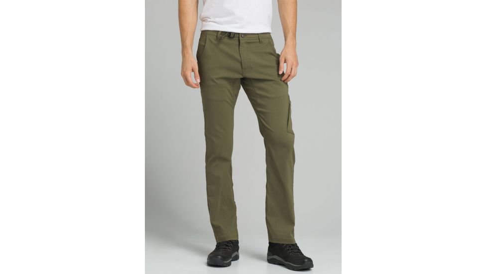 prAna Stretch Zion Straight Pant - Mens, Cargo Green, 38 Waist, Regular Inseam, M43183227-CAGR-38