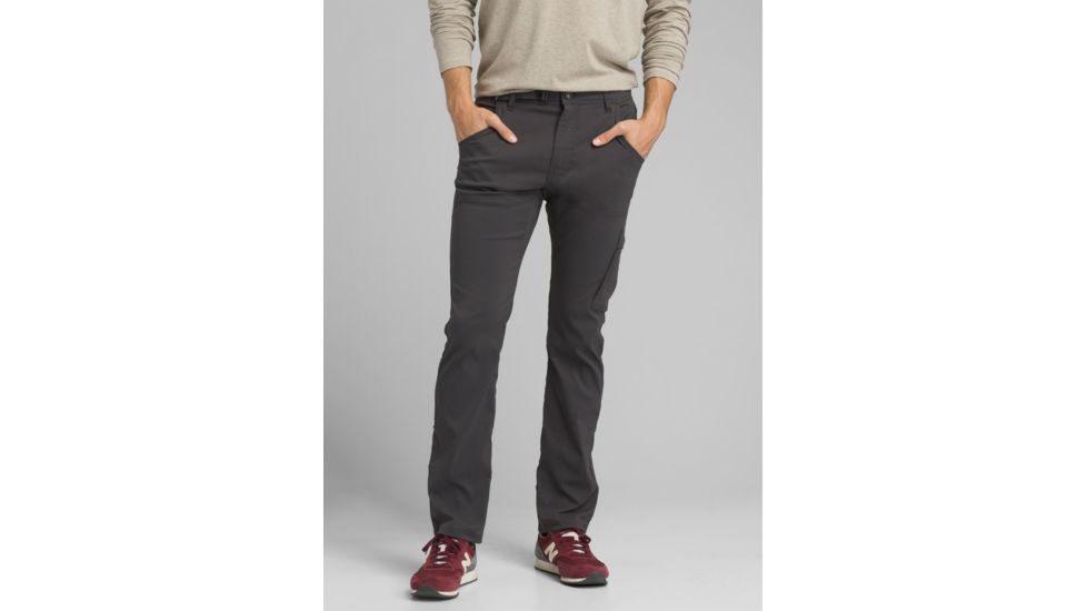 prAna Stretch Zion Straight Pant - Mens, Charcoal, 30 Waist, Regular Inseam, M43183227-CHR-30