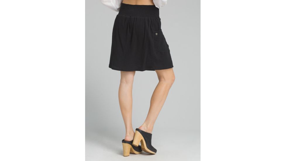prAna Sugar Pine Skirt - Womens, Solid Black, Large, W33180593-SOBK-L