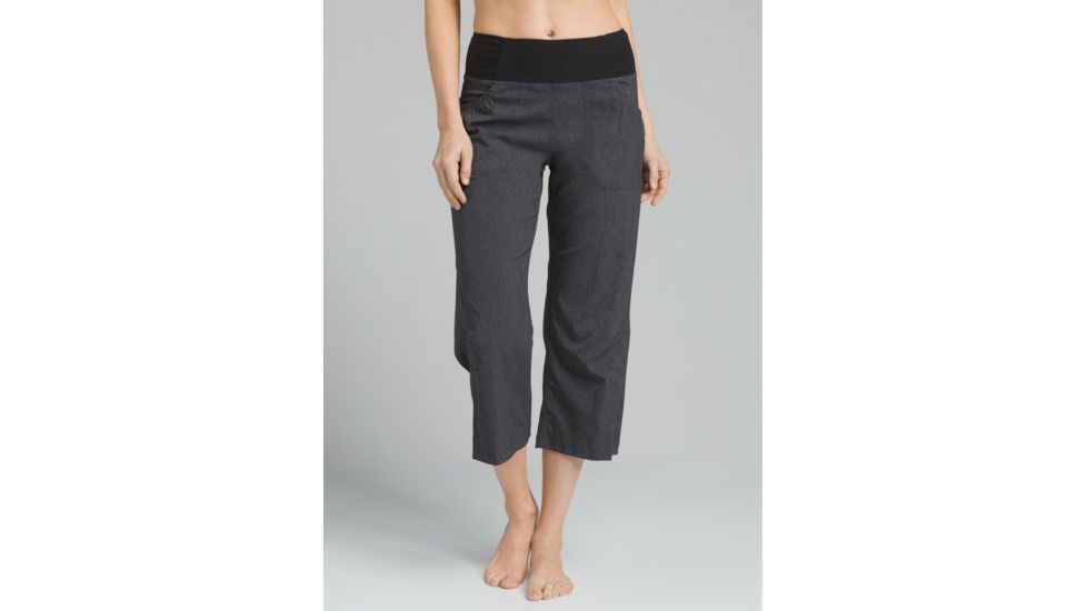 prAna Summit Capri - Women's, Charcoal Heather, Medium, W41180613-CCHT-M