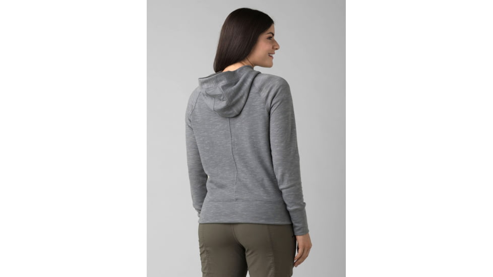 prAna Sunrise Hoodie, Heather Grey, Extra Small, 1962081-020-XS