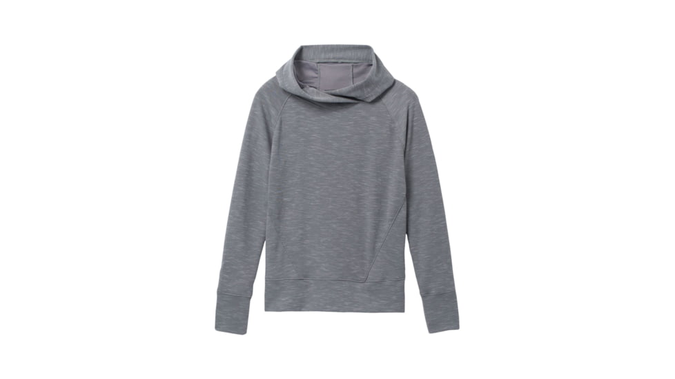 prAna Sunrise Hoodie, Heather Grey, Large, 1962081-020-L