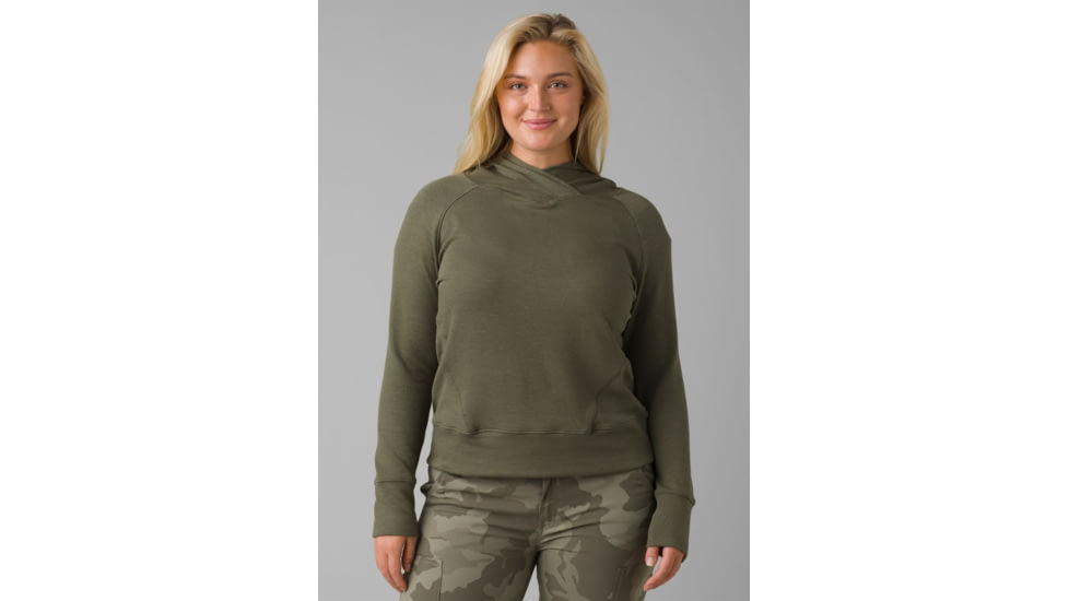 prAna Sunrise Hoodie, Rye Green, XSmall, 1962081-300-XS