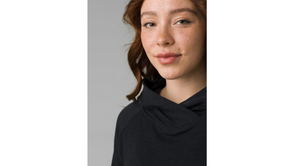 prAna Sunrise Hoodie, Solid Black, Large, 1962081-001-L