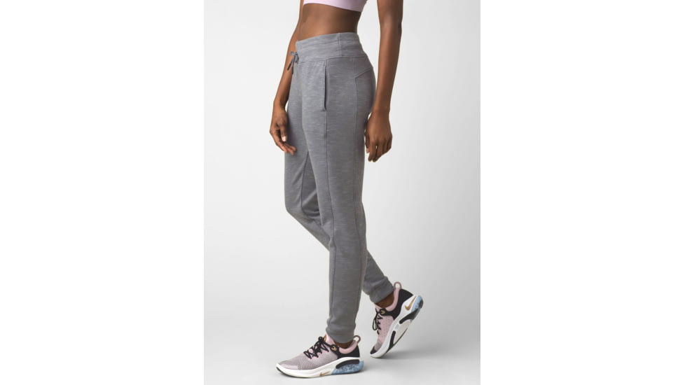prAna Sunrise Jogger Pants - Womens, Heather Grey, Small, 1963871-020-RG-S