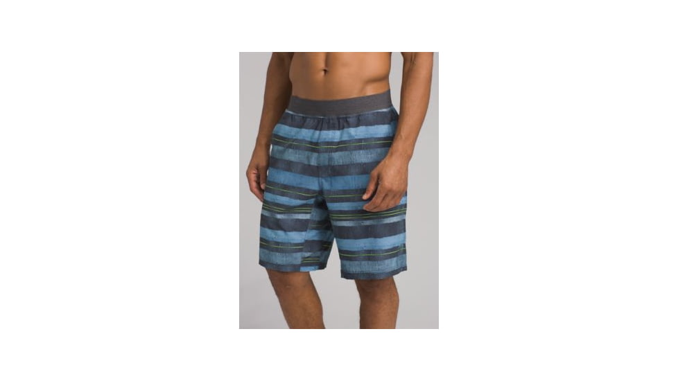 prAna Super Mojo Short II - Mens, Nautical Woodward, Large, M31191060 -424-L
