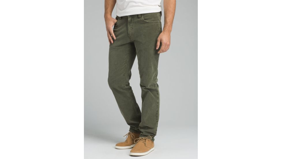 prAna Sustainer Cord Pant - Mens, Cargo Green, 30 Waist, Regular Inseam, M43183218-CAGR-30
