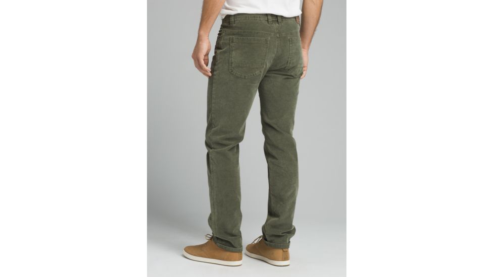 prAna Sustainer Cord Pant - Mens, Cargo Green, 28 Waist, Short Inseam, M43183018-CAGR-28