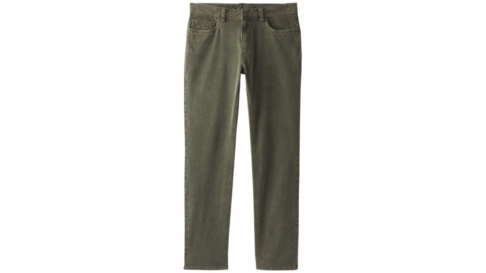 prAna Sustainer Cord Pant - Mens, Cargo Green, 28 Waist, Short Inseam, M43183018-CAGR-28
