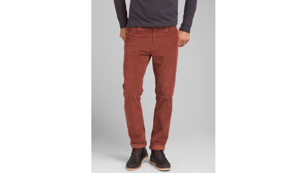 prAna Sustainer Cord Pant - Mens, Dark Maple, 30 Waist, Regular Inseam, M43183218-DKMP-30