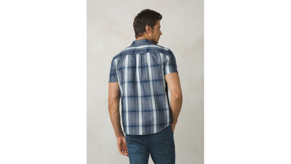 Prana Tamrack Short Sleeve Mens, Equinox Blue, X-Small, M11170303-EQBL-XS