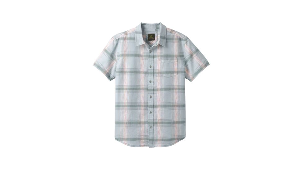 prAna Tamrack Short Sleeve Mens, Starling Green, X-Large, M11170303-STGR-XL