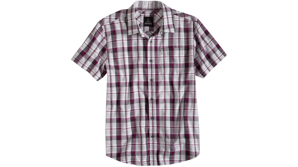 prAna Tamrack Short Sleeve Shirt - Men's -Grapevine-Medium