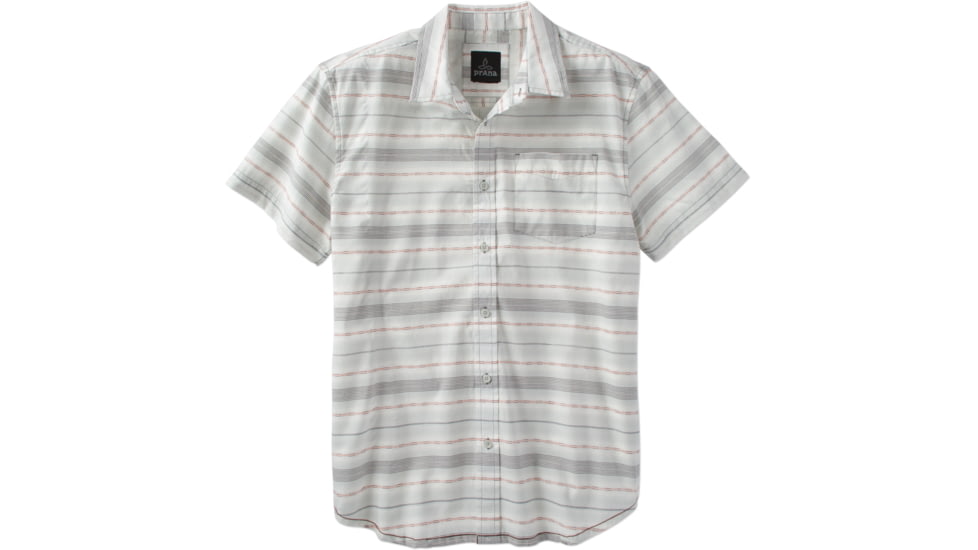 prAna Tamrack Short Sleeve Shirt - Men's -Gravel-Small