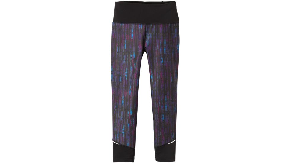 prAna Tatum Capri - Women's -Black Kaleidoscope-Regular Inseam-Medium
