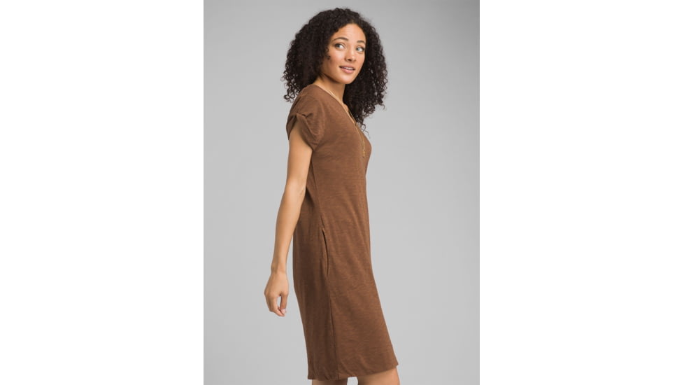 prAna Taxco Dress, Driftwood, XSmall, W31190757 -206-XS