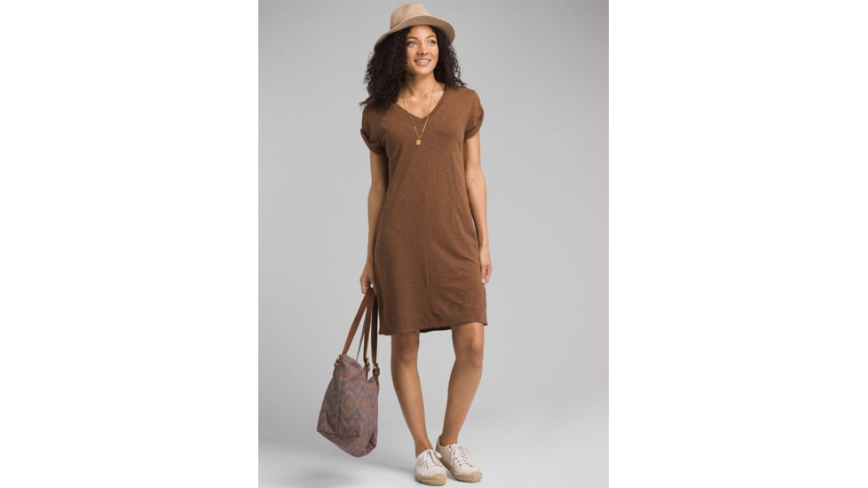 prAna Taxco Dress, Driftwood, XSmall, W31190757 -206-XS