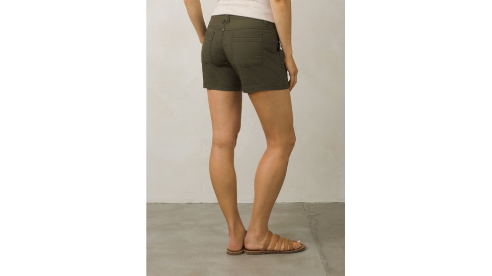 Prana Tess Short - 5in Inseam Womens, Cargo Green, 2, W3118RG10-CAGR-2