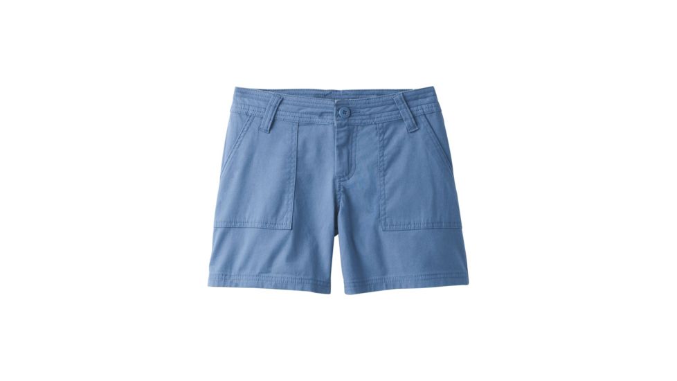 prAna Tess Short - 5in Inseam Womens, Sunbleached Blue, 8, W3118RG10-SBBL-8