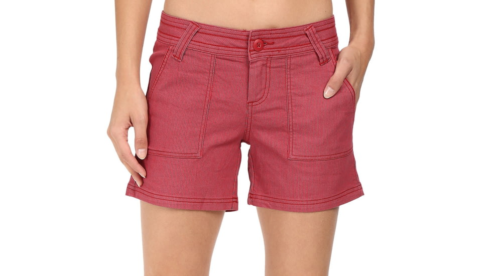 prAna Tess Short - Women's-Sunwashed Red-0