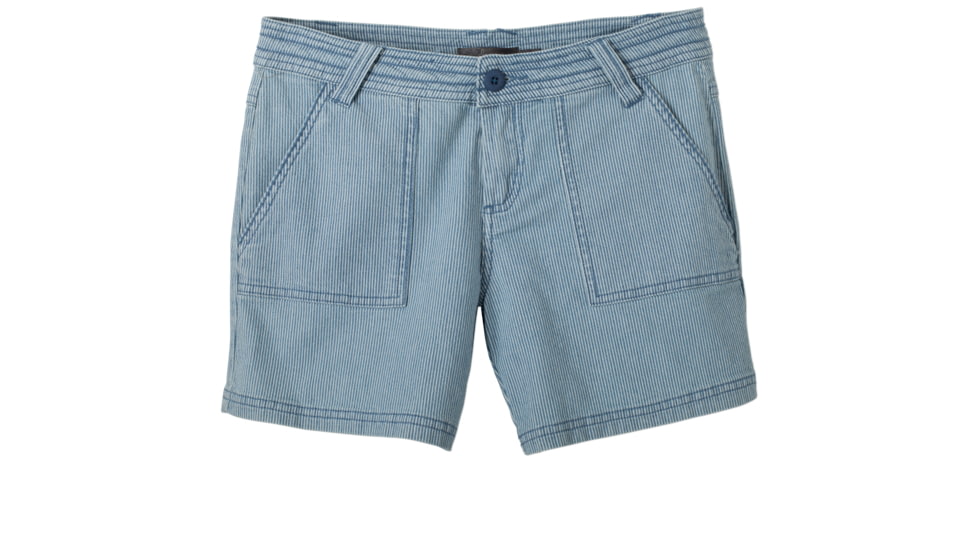 prAna Tess Short - Women's-Denim Stripe-6
