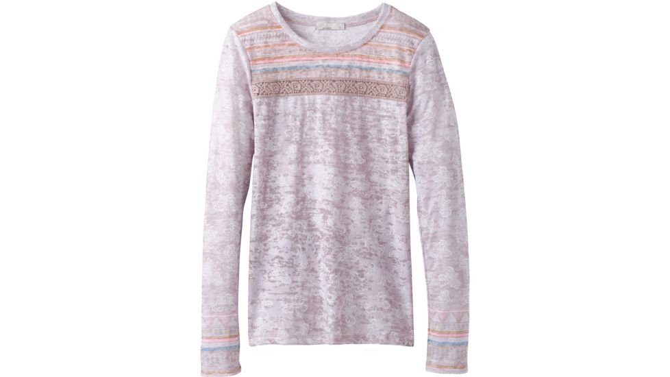 prAna Tilly Top Long Sleeve Shirt - Women's-Earth Grey Willow-Medium