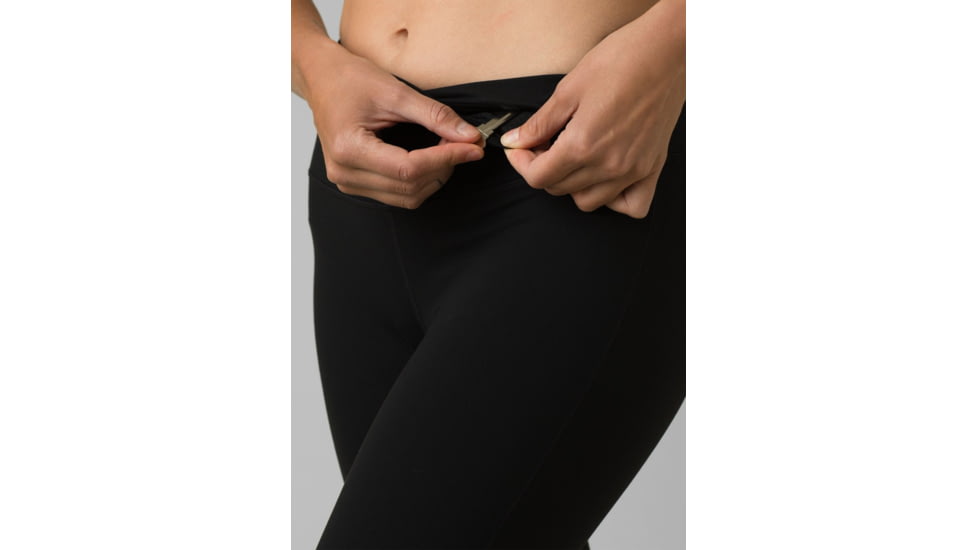 prAna Transform 7/8 Legging Pants, Black, XSmall, 1963731-001-RG-XS