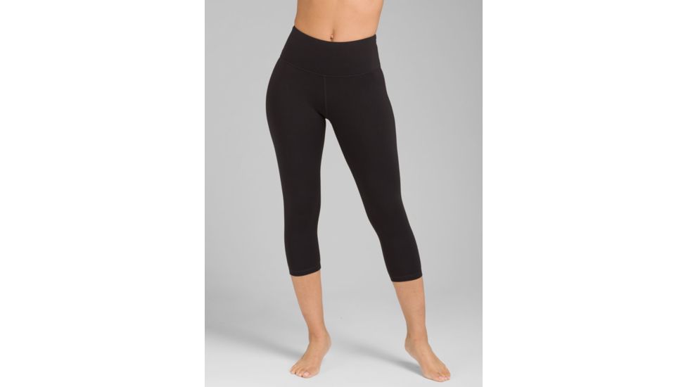 prAna Transform High Waist Capri - Womens, Black, Extra Small, W41180514-BLK-XS