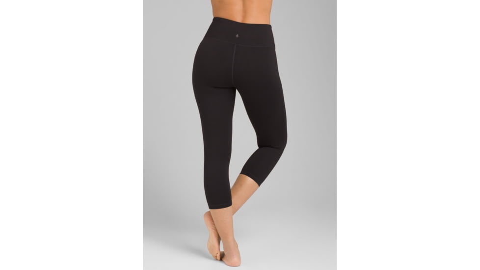 prAna Transform High Waist Capri - Womens, Black, Extra Small, W41180514-BLK-XS