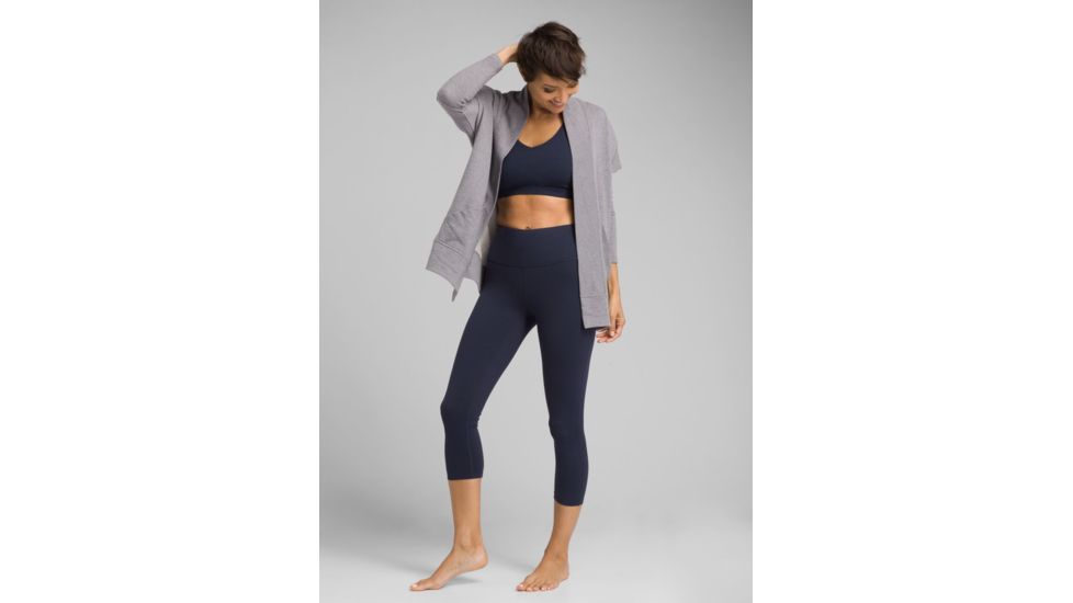 prAna Transform High Waist Capri - Womens, Nautical, Medium, W41180514-NAU-M