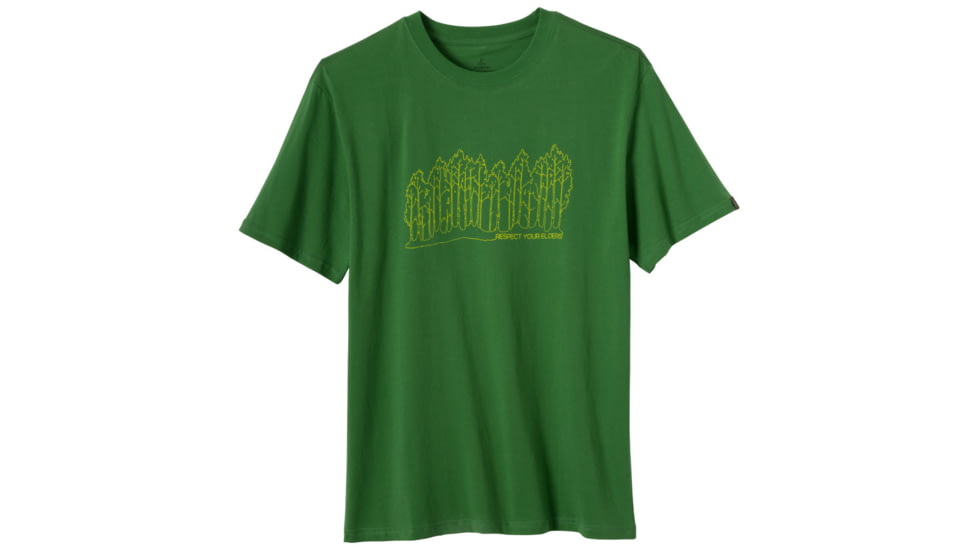 prAna Tree Line T - Men's-Deep Jade-Small