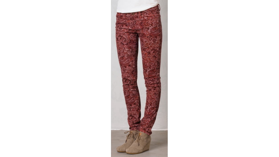 prAna Trinity Cord Pant - Women's-Rhubarb Paisley-Regular Inseam-14