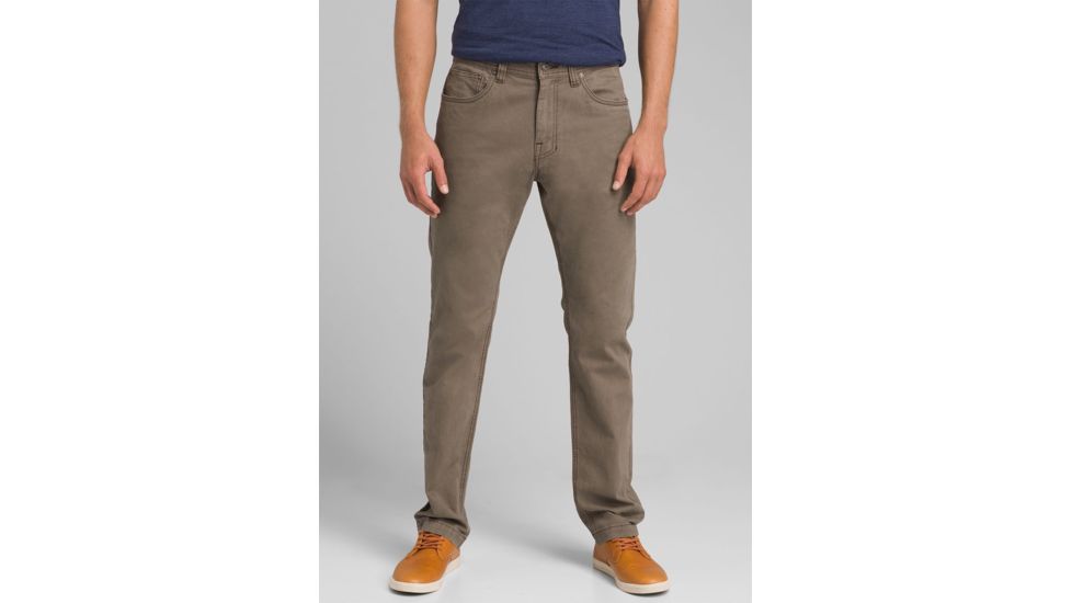 prAna Tucson Slim Fit Pant - Mens-Mud-Regular Inseam-33 Waist