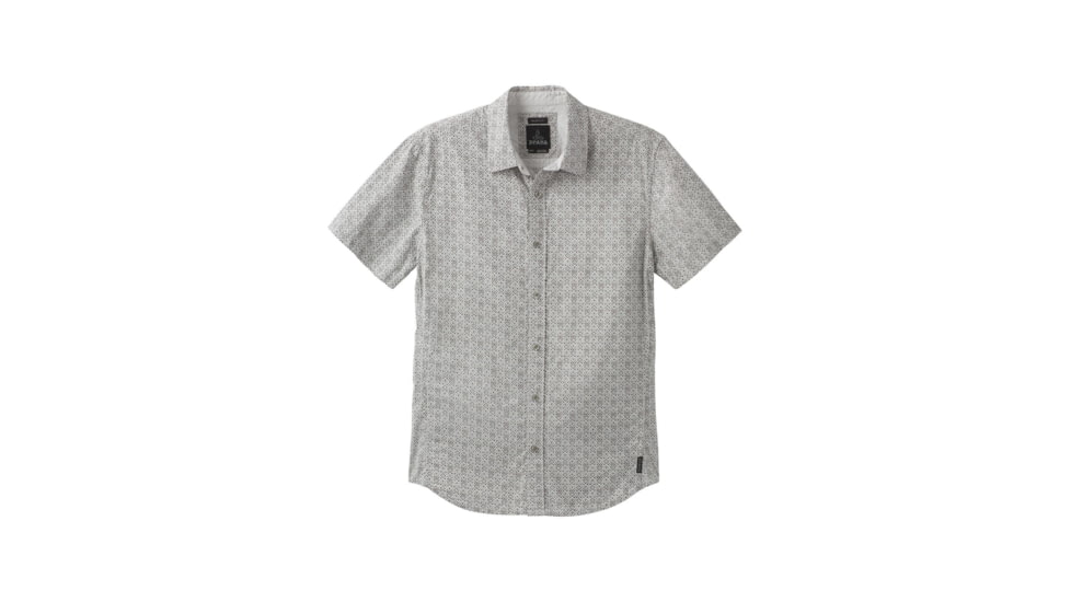 prAna Ulu Shirt, Silver Spray Geo, XLarge, M11191480 -052-XL