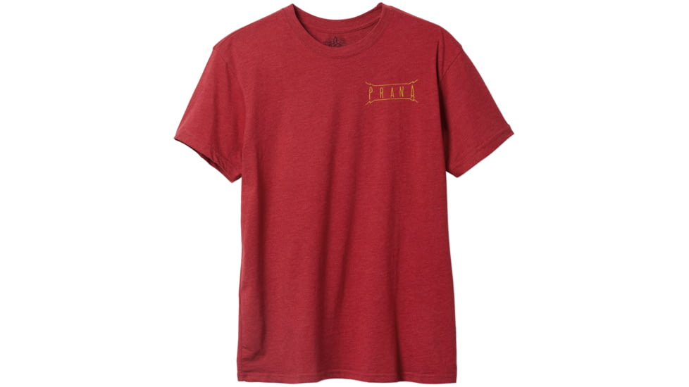 prAna Untouched Slim Fit Tee - Men's -Red Rock Heather-XX-Large