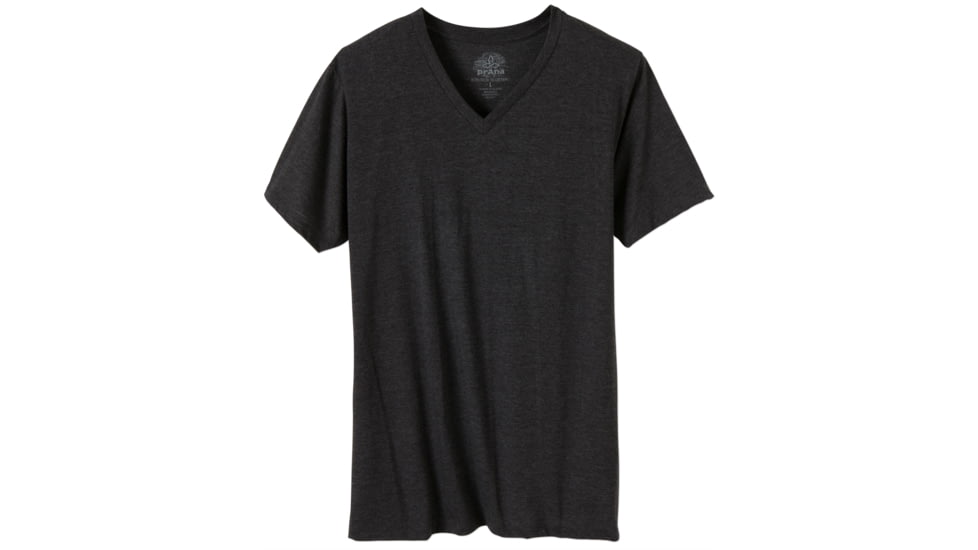 prAna V-Neck T-Shirt - Men's -Charcoal-X-Large