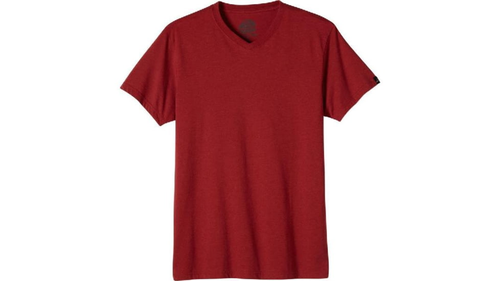 prAna V-Neck T-Shirt - Men's -Red Rock Heather-X-Large