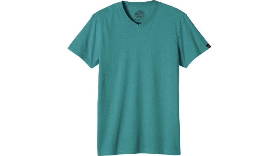 prAna V-Neck T-Shirt - Men's -Retro Teal Heather-Small