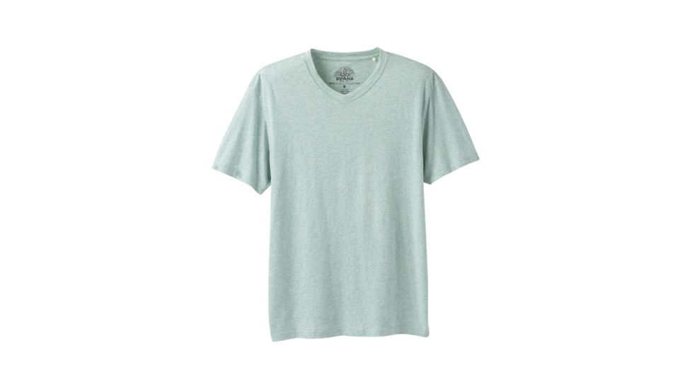 prAna V-Neck T-Shirt - Mens, Agave Heather, Medium, M1VNEK114 -778-M