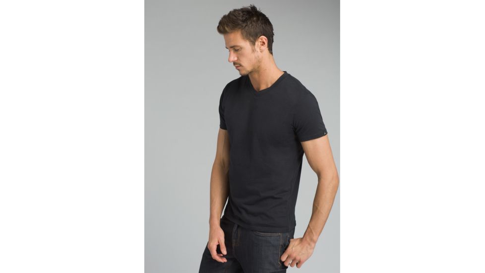 prAna V-Neck T-Shirt - Mens, Black, X-Large, M1VNEK114-BLK-XL