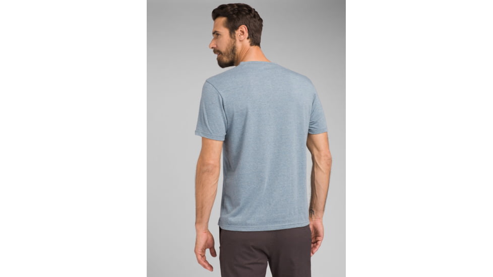 prAna V-Neck T-Shirt - Mens, Blue Note Heather, Large, M1VNEK114-BNHT-L