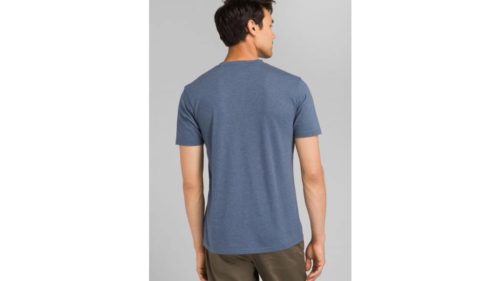 prAna V-Neck T-Shirt - Mens, Denim Heather, Large, M1VNEK114-DEHT-L