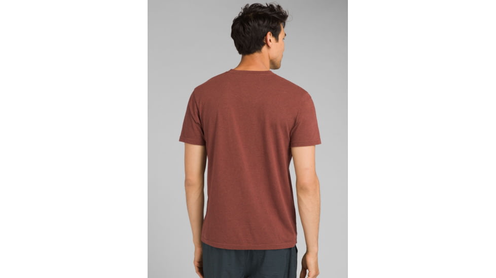 prAna V-Neck T-Shirt - Mens, Maple Heather, Large, M1VNEK114-MPHT-L