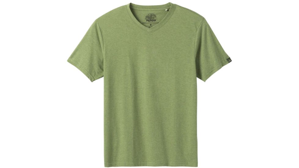 prAna V-Neck T-Shirt - Mens, Matcha Heather, Medium, M1VNEK114-MCHT-M