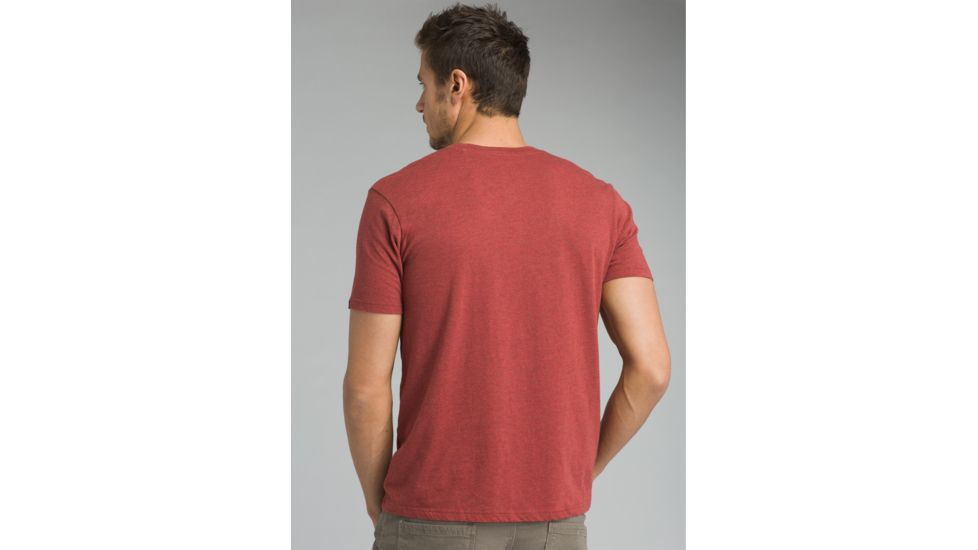 prAna V-Neck T-Shirt - Mens, Mulled Wine Heather, X-Large, M1VNEK114-MWHT-XL
