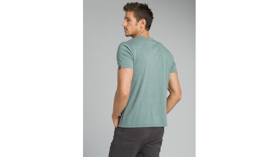 prAna V-Neck T-Shirt - Mens, Starling Green Heather, XXLarge, M1VNEK114-SRHT-XXL