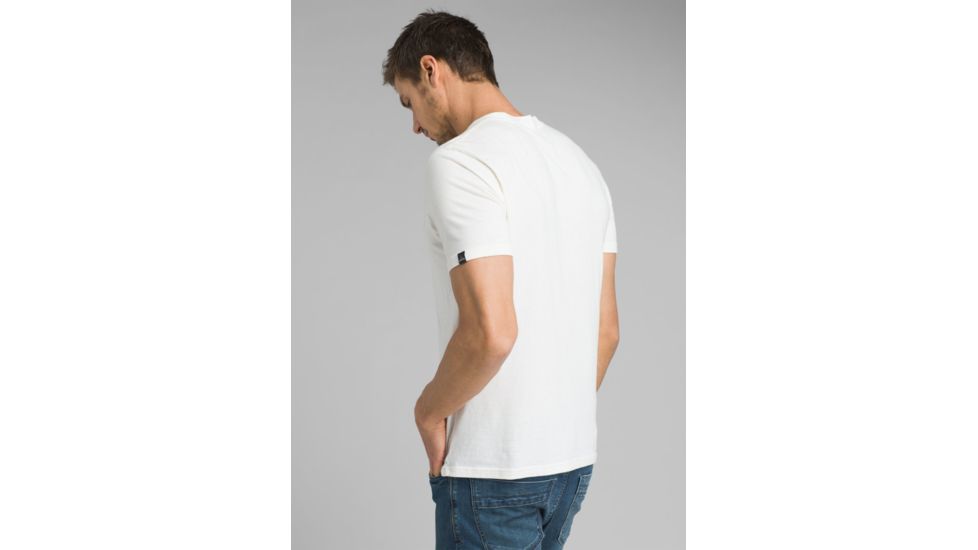 prAna V-Neck T-Shirt - Men's, White, Large, M1VNEK114-WHT-L