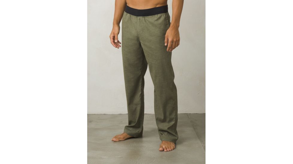 Prana Vaha Pant Mens, Cargo Green, Small Waist, Short Inseam, M4VA30116-CAGR-S