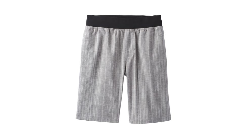 prAna Vaha Short Mens, Gravel Stripe, Medium, M3VAHS116-GVST-M