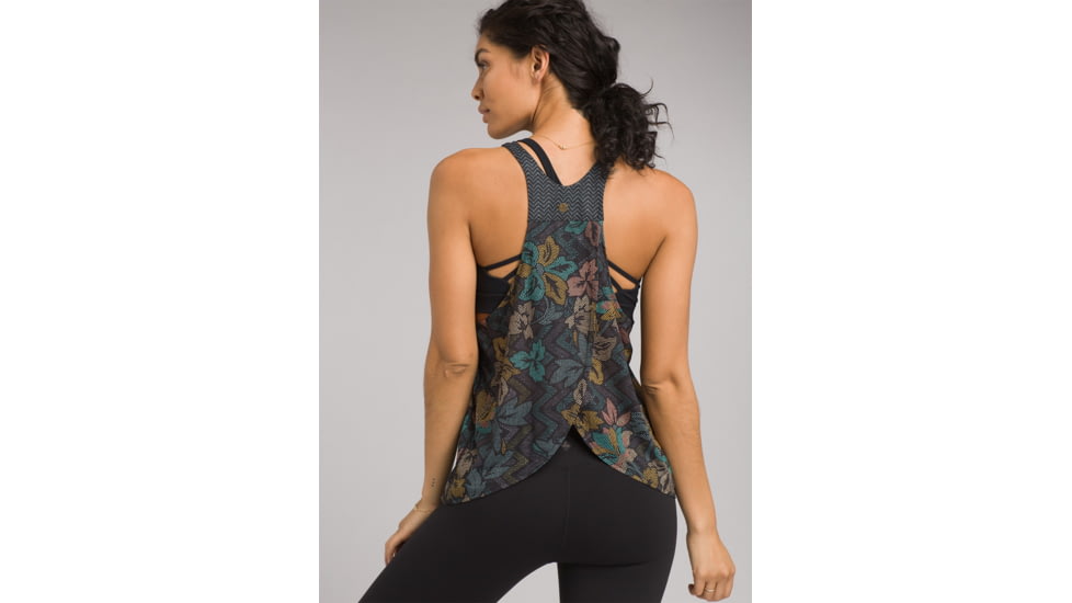 prAna Valentina Tank - Womens, Black Horchata, Small, W11190674 -003-S